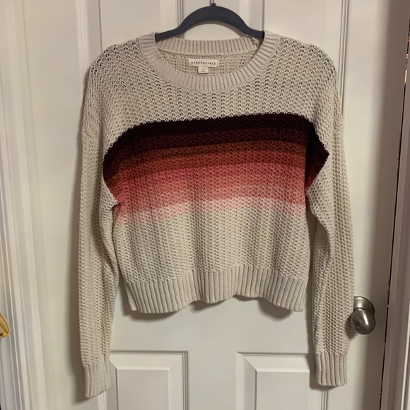 women’s Aéropostale striped sweater - Picture 1 of 3